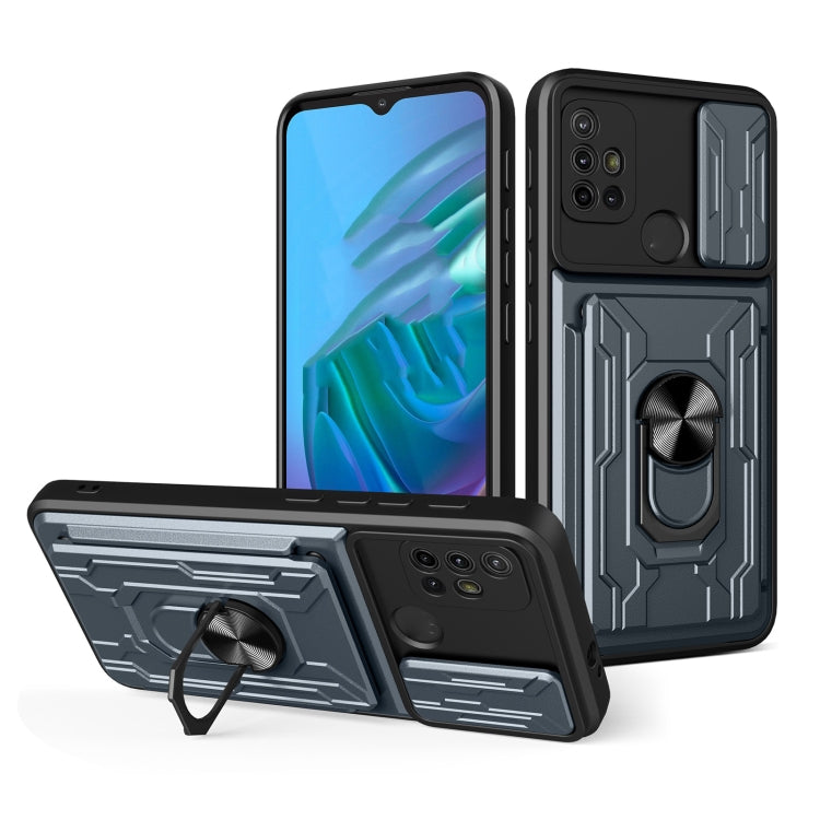 For Motorola Moto G30 Sliding Camshield Card Phone Case