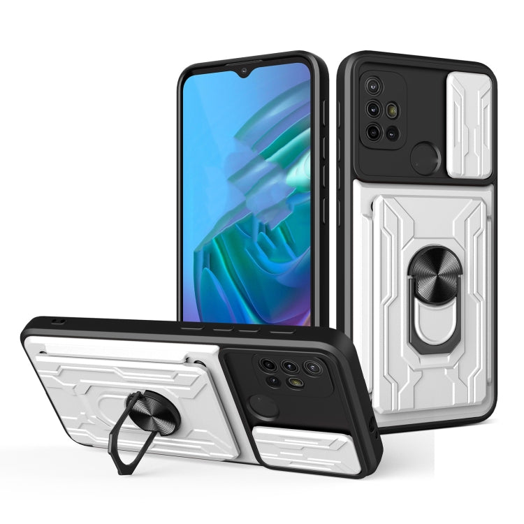 For Motorola Moto G30 Sliding Camshield Card Phone Case