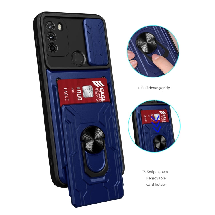 For Motorola Moto G50 Sliding Camshield Card Phone Case
