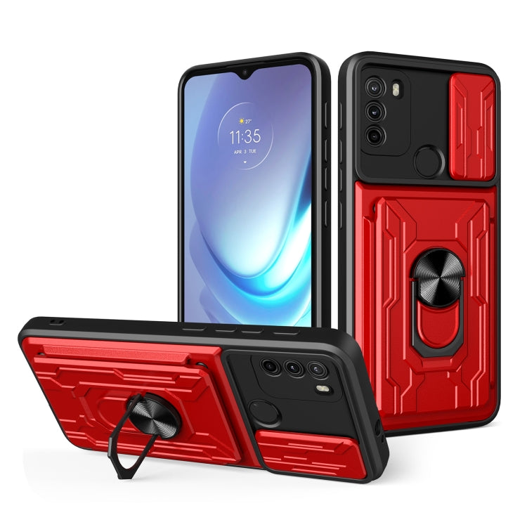 For Motorola Moto G50 Sliding Camshield Card Phone Case