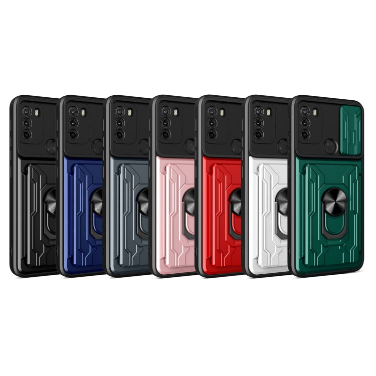 For Motorola Moto G50 Sliding Camshield Card Phone Case