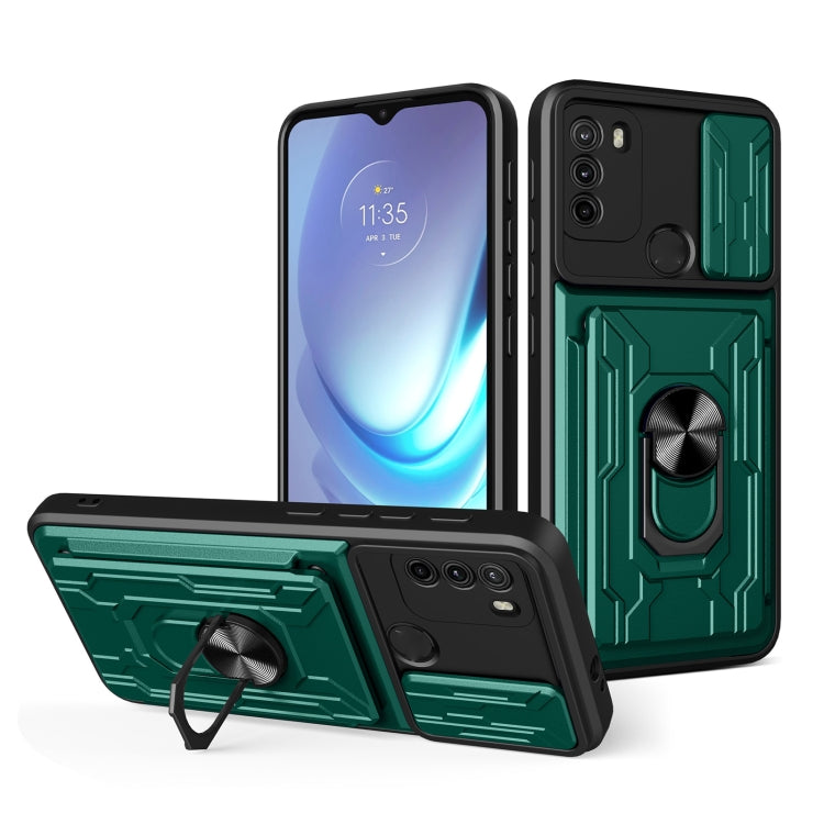 For Motorola Moto G50 Sliding Camshield Card Phone Case
