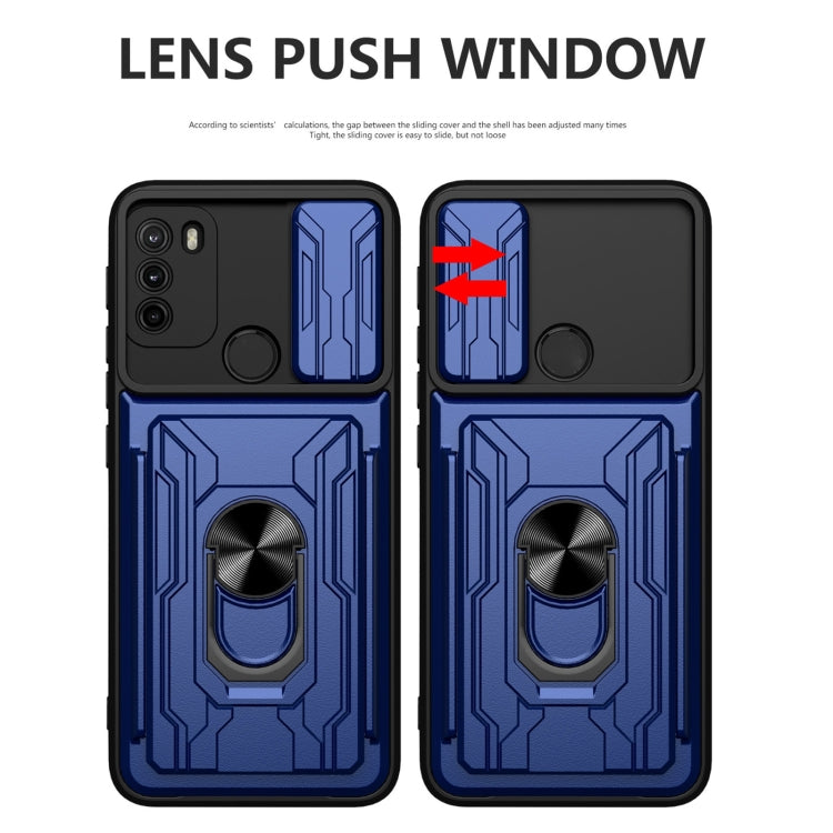 For Motorola Moto G50 Sliding Camshield Card Phone Case