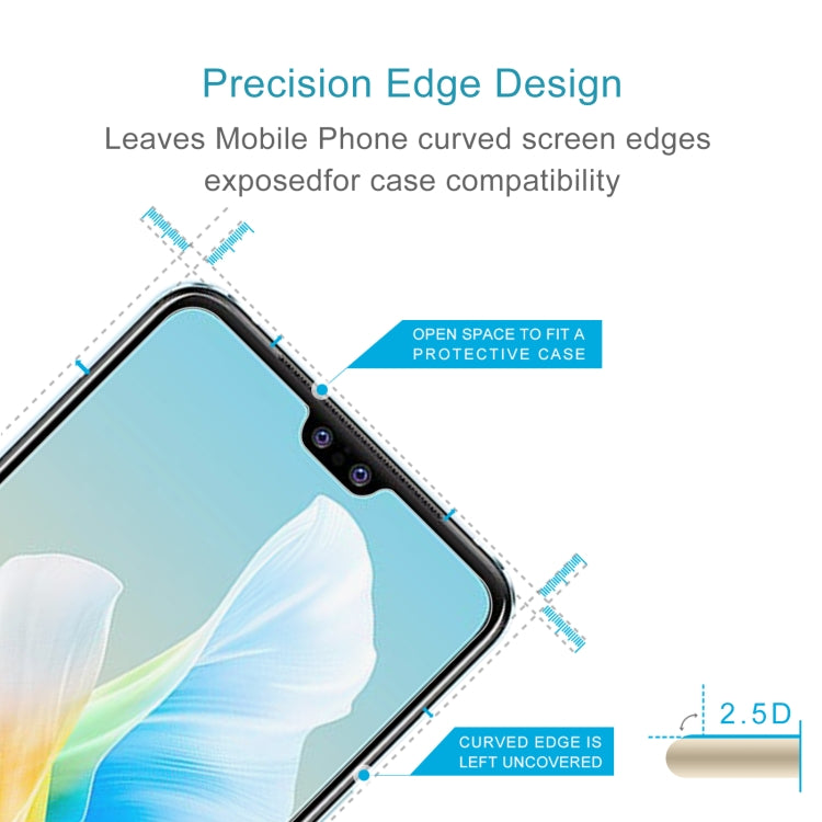 10 PCS 0.26mm 9H 2.5D Tempered Glass Film For vivo S10 / S10 Pro