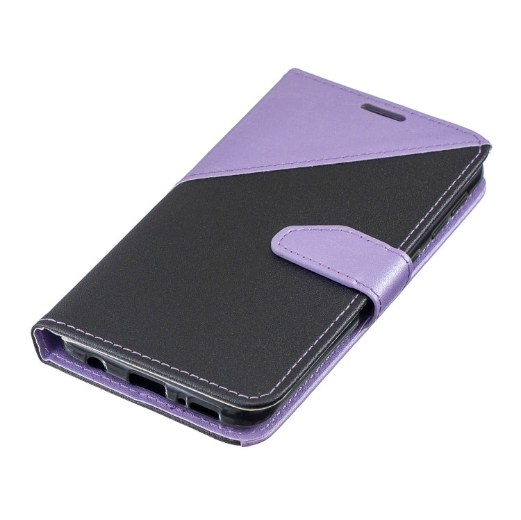 For Galaxy  A20E Matching Color Frosted Texture Horizontal Flip PU Leather Case with Holder & Card Slots & Lanyard