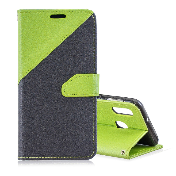 For Galaxy  A20E Matching Color Frosted Texture Horizontal Flip PU Leather Case with Holder & Card Slots & Lanyard