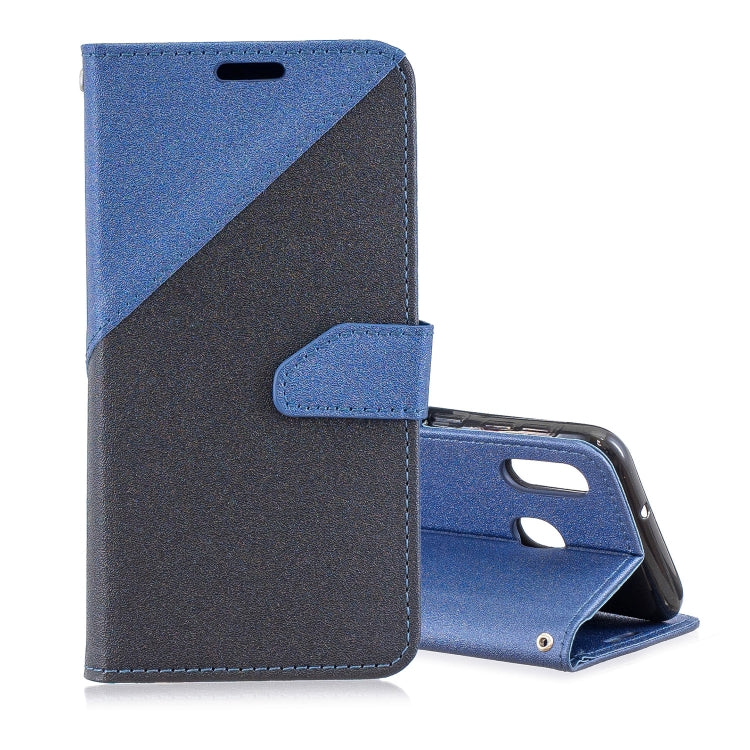 For Galaxy  A20E Matching Color Frosted Texture Horizontal Flip PU Leather Case with Holder & Card Slots & Lanyard