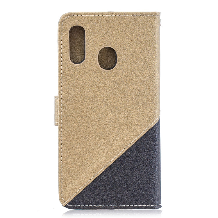 For Galaxy  A30 Matching Color Frosted Texture Horizontal Flip PU Leather Case with Holder & Card Slots & Lanyard