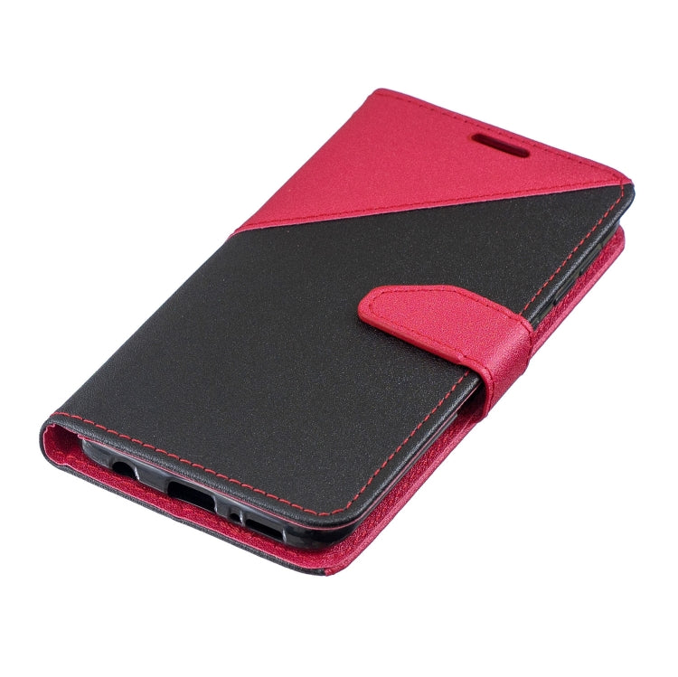 For Galaxy  A30 Matching Color Frosted Texture Horizontal Flip PU Leather Case with Holder & Card Slots & Lanyard