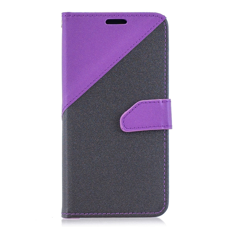 For Galaxy  A30 Matching Color Frosted Texture Horizontal Flip PU Leather Case with Holder & Card Slots & Lanyard