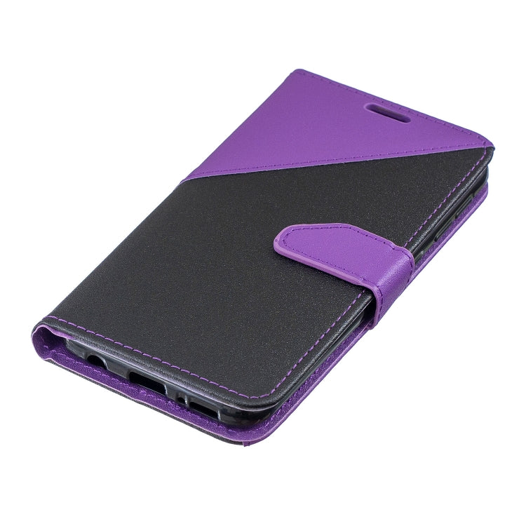 For Galaxy  A30 Matching Color Frosted Texture Horizontal Flip PU Leather Case with Holder & Card Slots & Lanyard