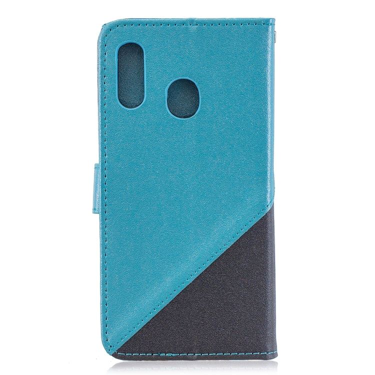 For Galaxy  A30 Matching Color Frosted Texture Horizontal Flip PU Leather Case with Holder & Card Slots & Lanyard