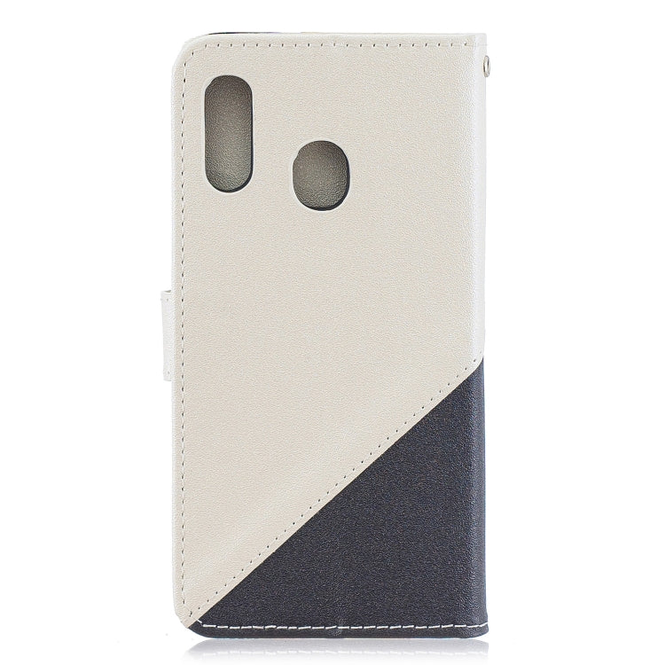 For Galaxy  A30 Matching Color Frosted Texture Horizontal Flip PU Leather Case with Holder & Card Slots & Lanyard