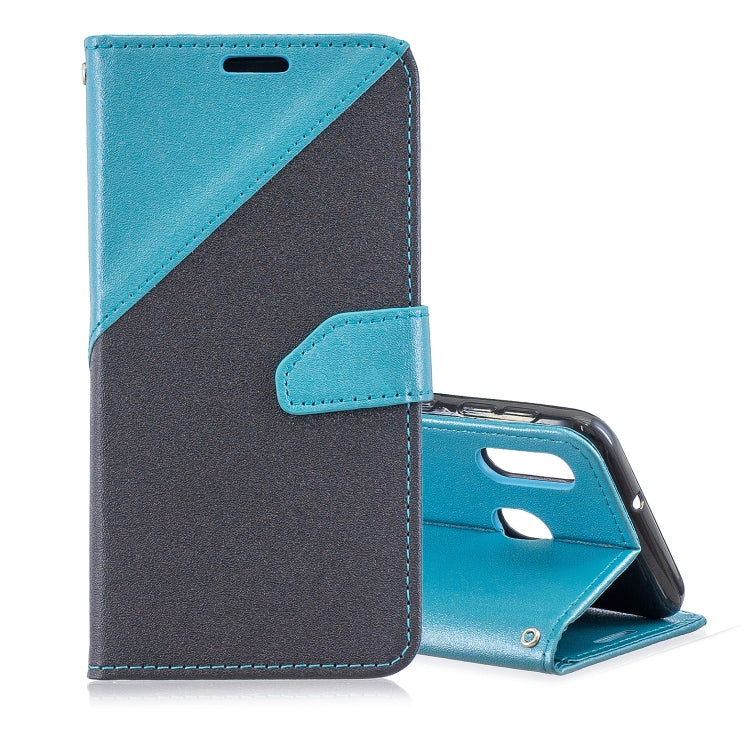 For Galaxy  A40 Matching Color Frosted Texture Horizontal Flip PU Leather Case with Holder & Card Slots & Lanyard