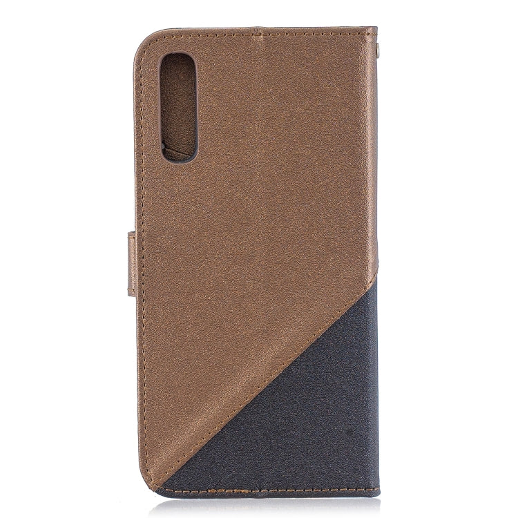 For Galaxy  A50 Matching Color Frosted Texture Horizontal Flip PU Leather Case with Holder & Card Slots & Lanyard