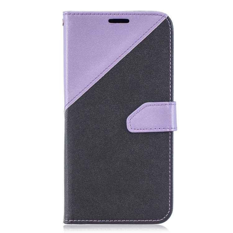 For Galaxy  A50 Matching Color Frosted Texture Horizontal Flip PU Leather Case with Holder & Card Slots & Lanyard