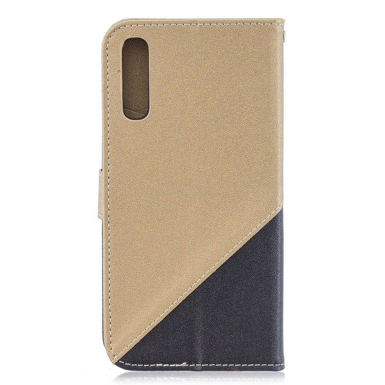 For Galaxy  A70 Matching Color Frosted Texture Horizontal Flip PU Leather Case with Holder & Card Slots & Lanyard