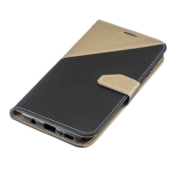 For Galaxy  A70 Matching Color Frosted Texture Horizontal Flip PU Leather Case with Holder & Card Slots & Lanyard