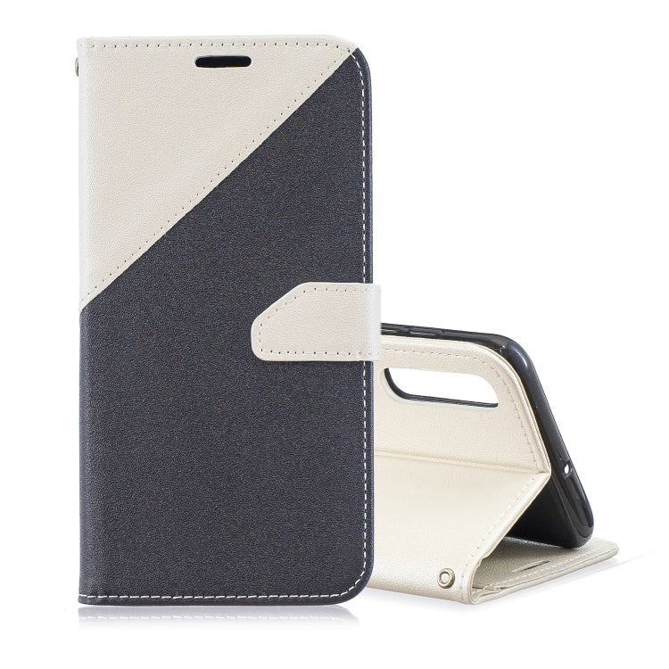For Galaxy  A70 Matching Color Frosted Texture Horizontal Flip PU Leather Case with Holder & Card Slots & Lanyard