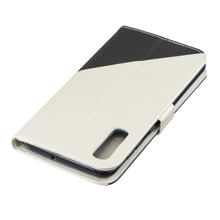 For Galaxy  A70 Matching Color Frosted Texture Horizontal Flip PU Leather Case with Holder & Card Slots & Lanyard