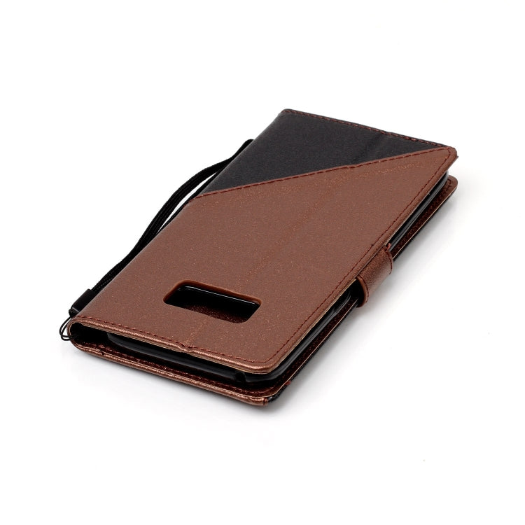 For  Galaxy S8 Matching Color Frosted Texture Horizontal Flip PU Leather Case with Holder & Card Slots & Lanyard