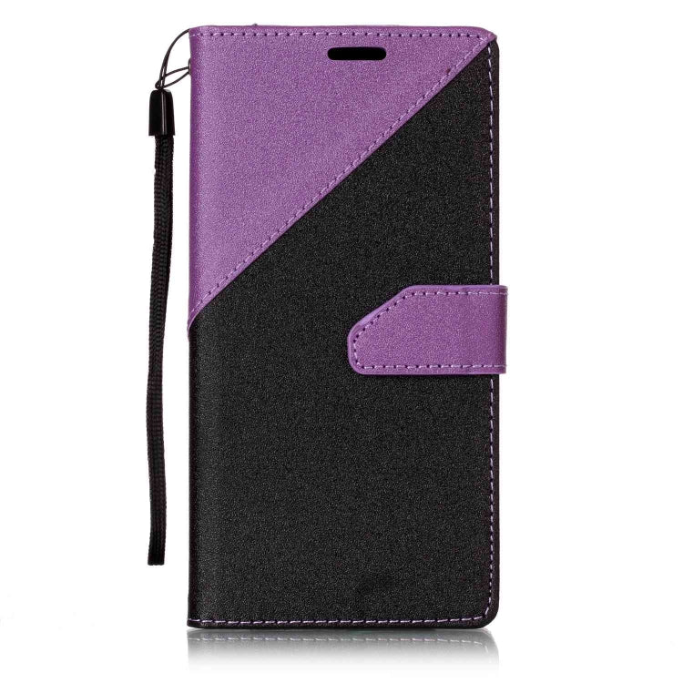 For  Galaxy S8 Matching Color Frosted Texture Horizontal Flip PU Leather Case with Holder & Card Slots & Lanyard