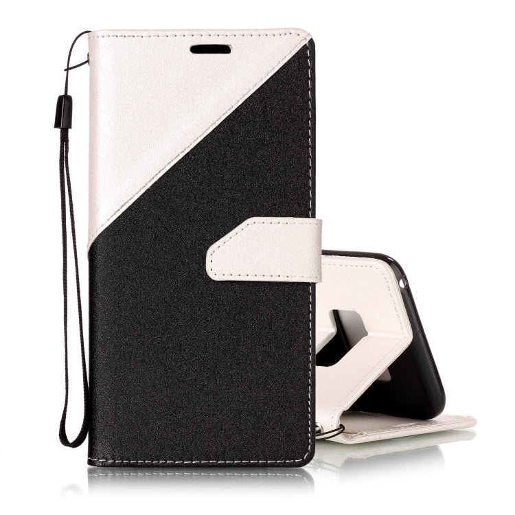For  Galaxy S8 Matching Color Frosted Texture Horizontal Flip PU Leather Case with Holder & Card Slots & Lanyard