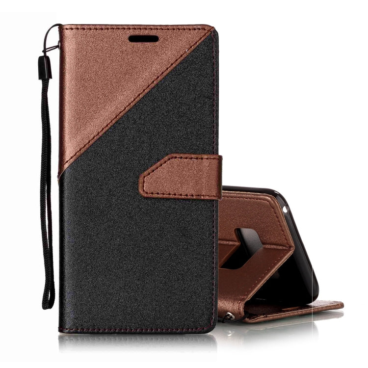 For   Galaxy S8 Plus Matching Color Frosted Texture Horizontal Flip PU Leather Case with Holder & Card Slots & Lanyard