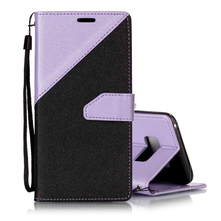 For   Galaxy S8 Plus Matching Color Frosted Texture Horizontal Flip PU Leather Case with Holder & Card Slots & Lanyard
