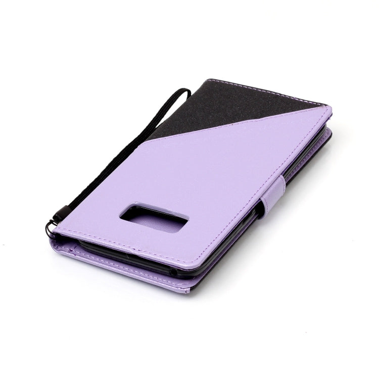 For   Galaxy S8 Plus Matching Color Frosted Texture Horizontal Flip PU Leather Case with Holder & Card Slots & Lanyard
