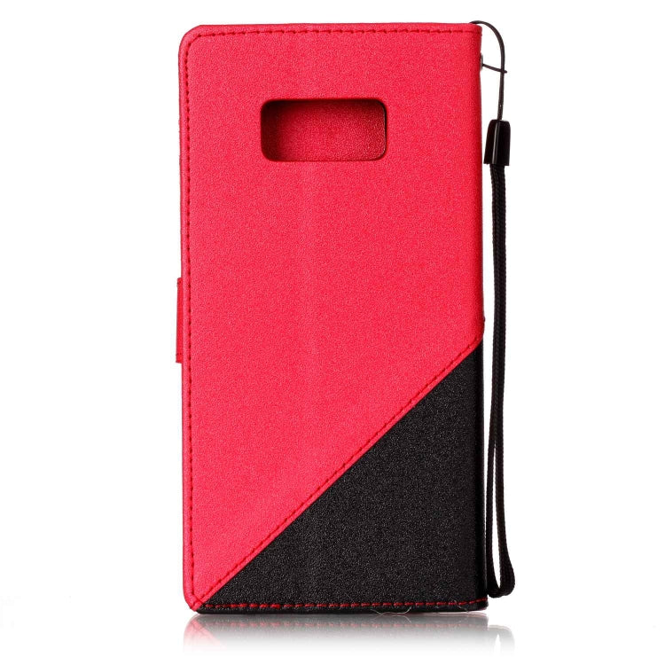 For   Galaxy S8 Plus Matching Color Frosted Texture Horizontal Flip PU Leather Case with Holder & Card Slots & Lanyard