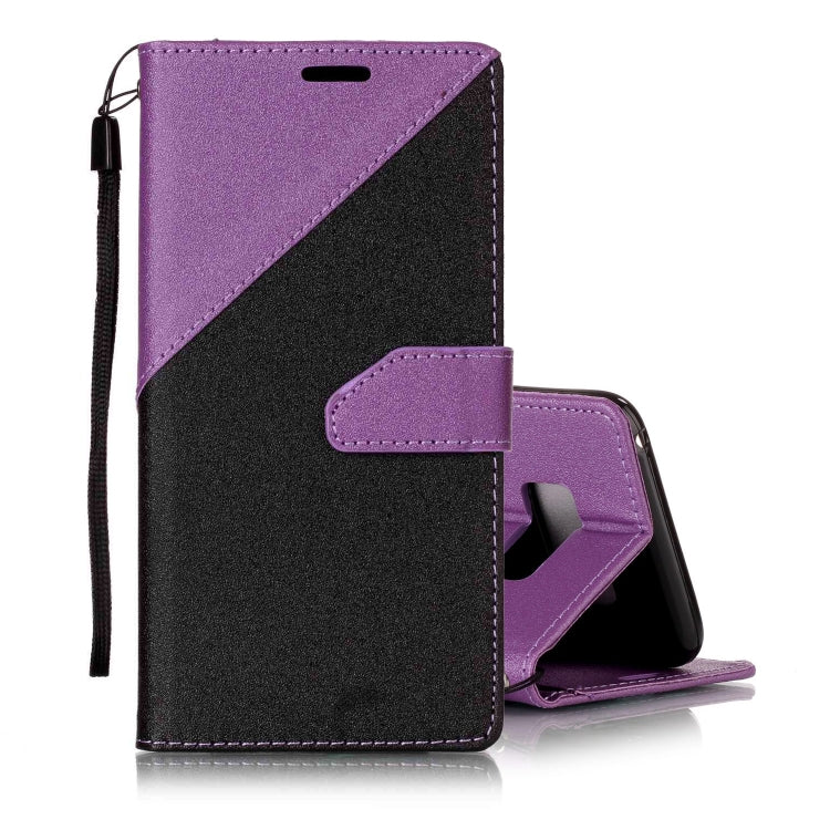 For   Galaxy S8 Plus Matching Color Frosted Texture Horizontal Flip PU Leather Case with Holder & Card Slots & Lanyard