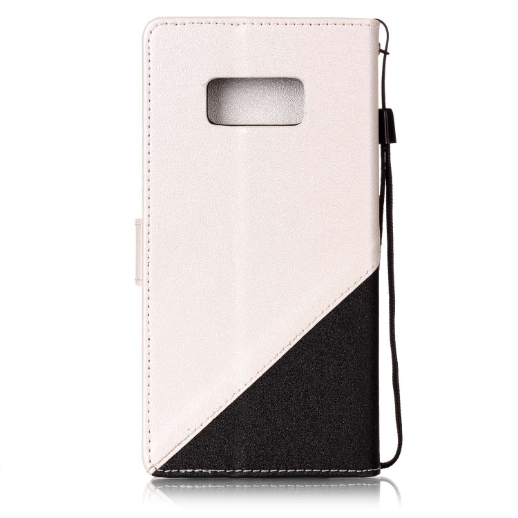 For   Galaxy S8 Plus Matching Color Frosted Texture Horizontal Flip PU Leather Case with Holder & Card Slots & Lanyard