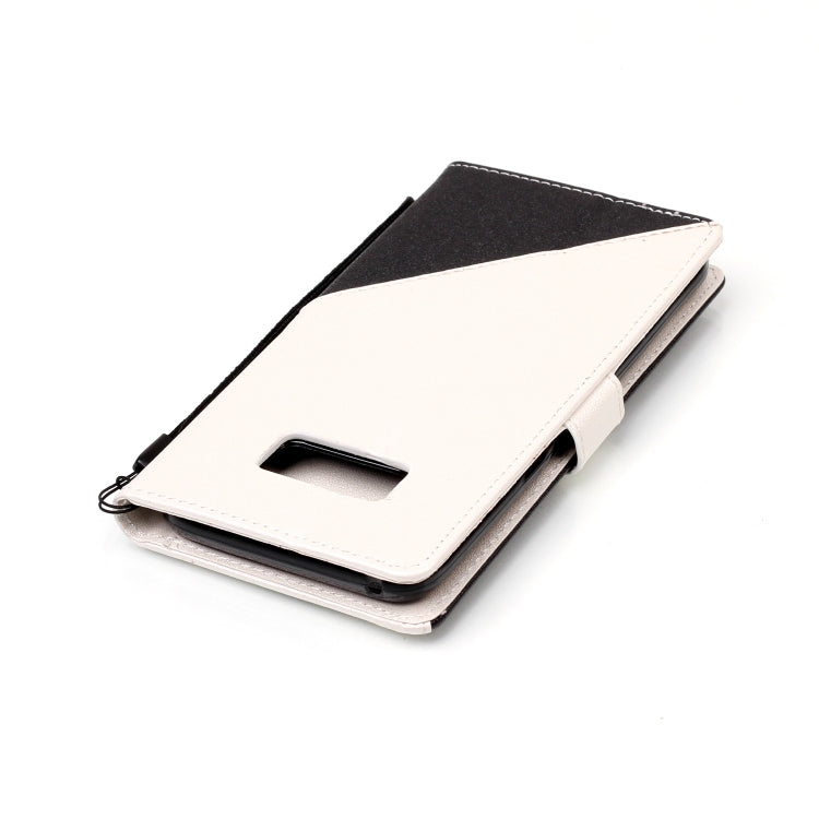 For   Galaxy S8 Plus Matching Color Frosted Texture Horizontal Flip PU Leather Case with Holder & Card Slots & Lanyard