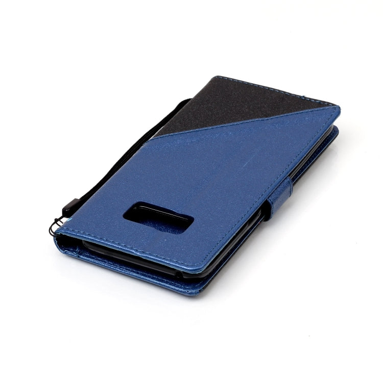 For   Galaxy S8 Plus Matching Color Frosted Texture Horizontal Flip PU Leather Case with Holder & Card Slots & Lanyard
