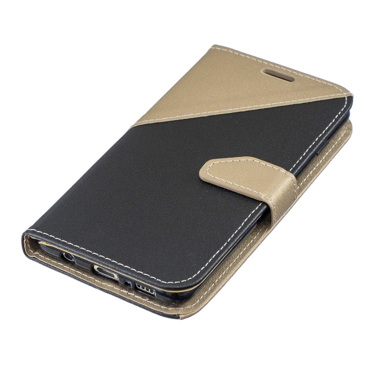 For Galaxy  S10 Matching Color Frosted Texture Horizontal Flip PU Leather Case with Holder & Card Slots & Lanyard