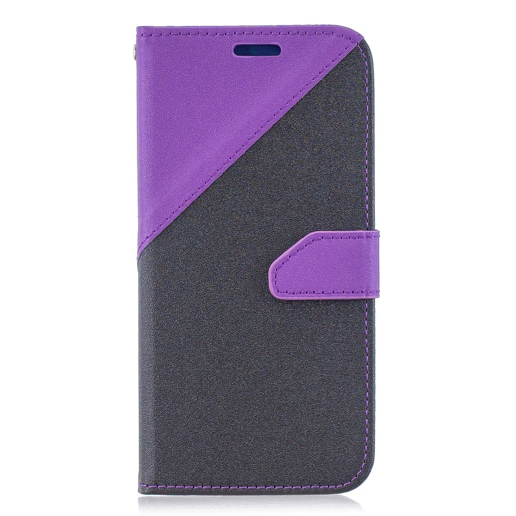 For Galaxy  S10 Matching Color Frosted Texture Horizontal Flip PU Leather Case with Holder & Card Slots & Lanyard