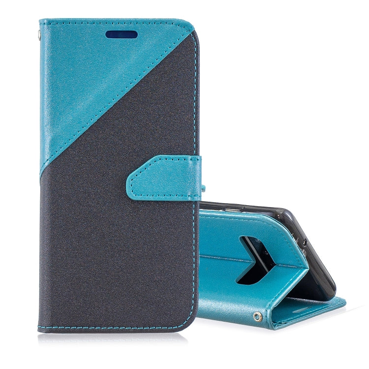 For Galaxy  S10 Matching Color Frosted Texture Horizontal Flip PU Leather Case with Holder & Card Slots & Lanyard