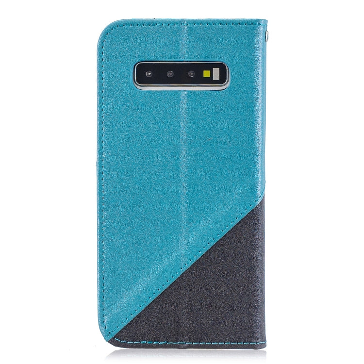 For Galaxy  S10 Matching Color Frosted Texture Horizontal Flip PU Leather Case with Holder & Card Slots & Lanyard