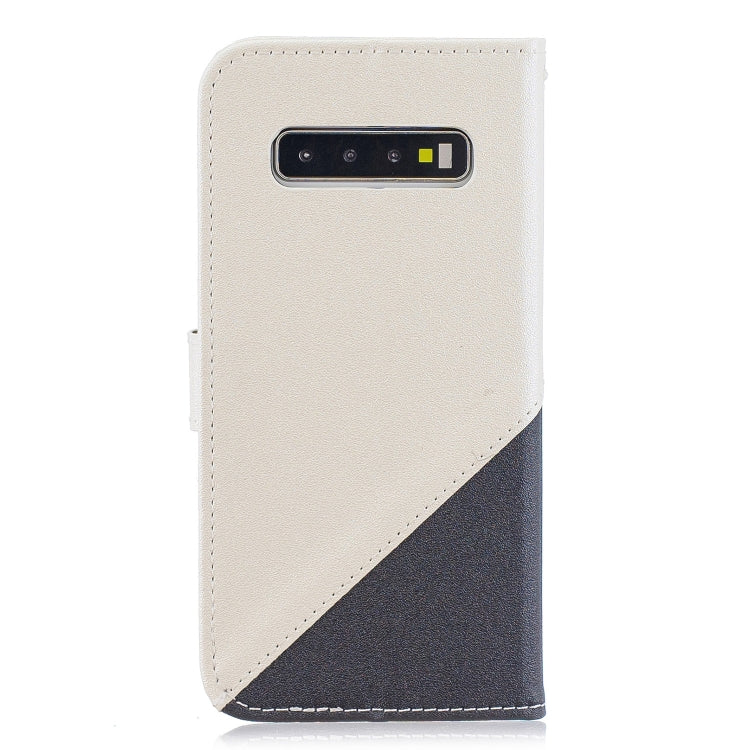 For Galaxy  S10 Matching Color Frosted Texture Horizontal Flip PU Leather Case with Holder & Card Slots & Lanyard