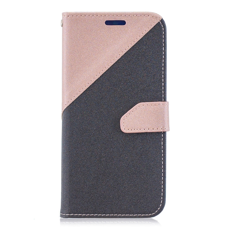 For Galaxy  S10 Matching Color Frosted Texture Horizontal Flip PU Leather Case with Holder & Card Slots & Lanyard