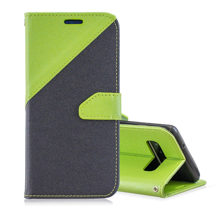 For Galaxy  S10 Matching Color Frosted Texture Horizontal Flip PU Leather Case with Holder & Card Slots & Lanyard