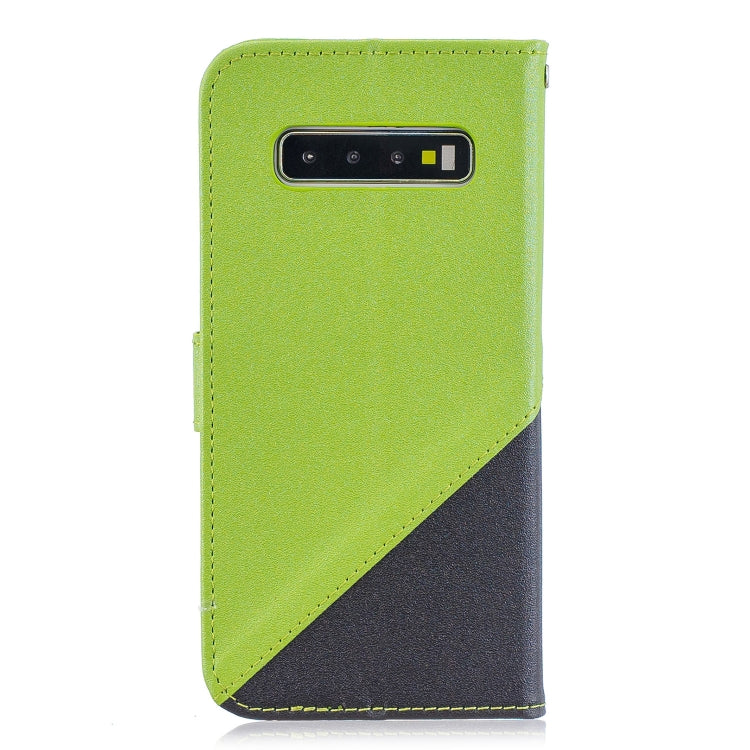 For Galaxy  S10 Matching Color Frosted Texture Horizontal Flip PU Leather Case with Holder & Card Slots & Lanyard