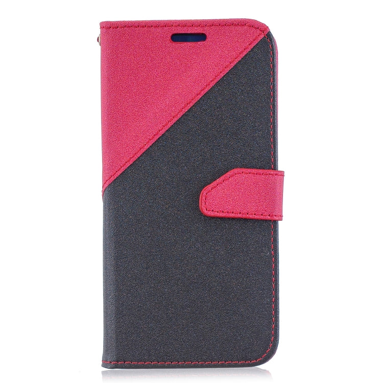 For Galaxy  S10E Matching Color Frosted Texture Horizontal Flip PU Leather Case with Holder & Card Slots & Lanyard