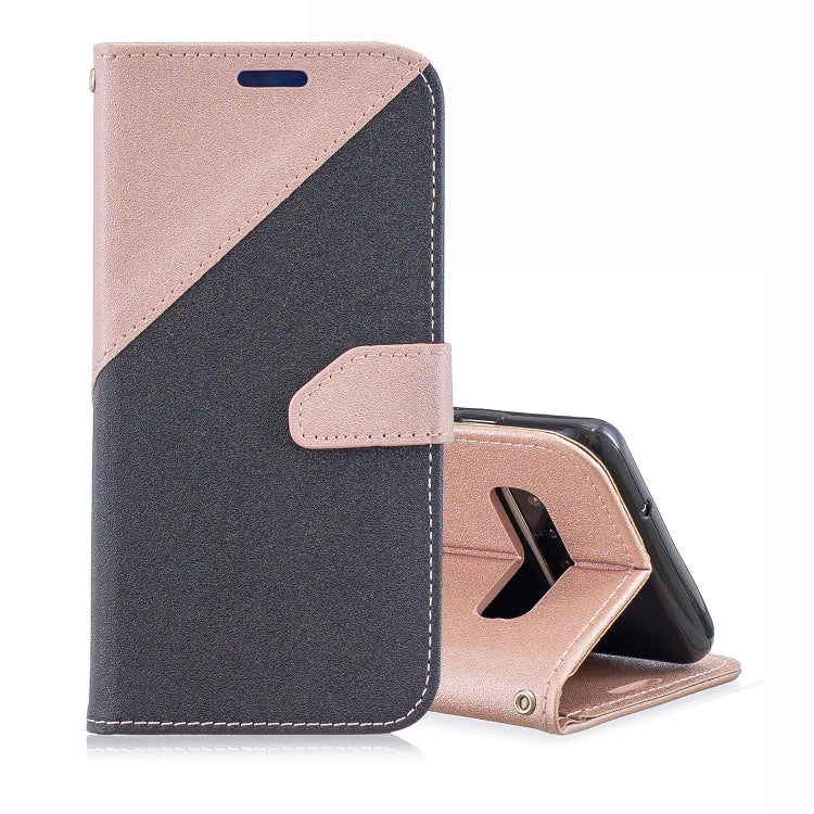 For Galaxy  S10E Matching Color Frosted Texture Horizontal Flip PU Leather Case with Holder & Card Slots & Lanyard