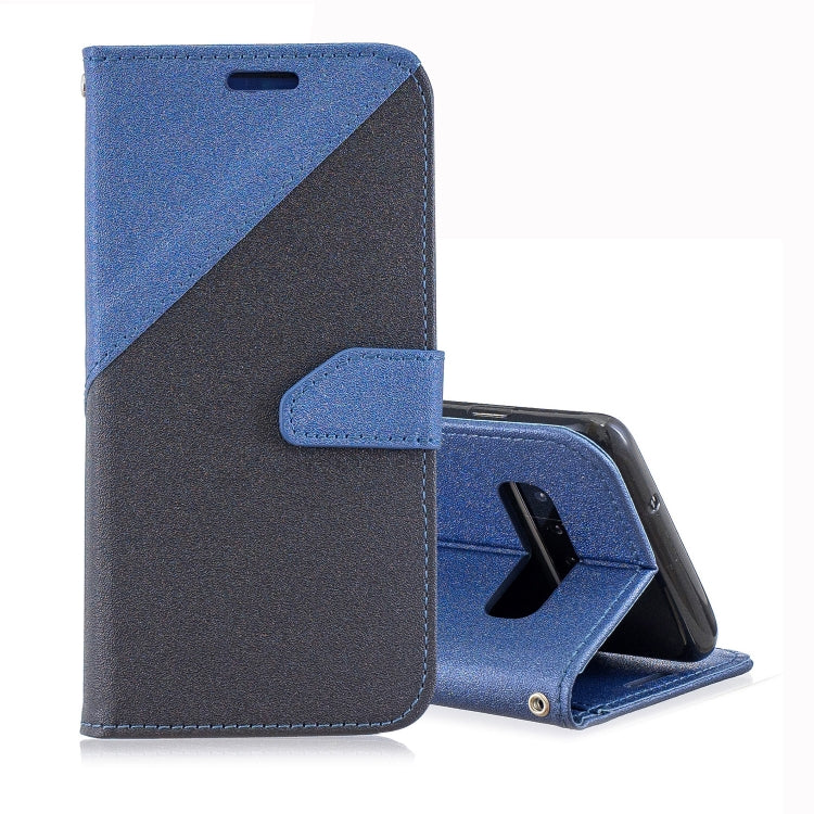 For Galaxy  S10E Matching Color Frosted Texture Horizontal Flip PU Leather Case with Holder & Card Slots & Lanyard