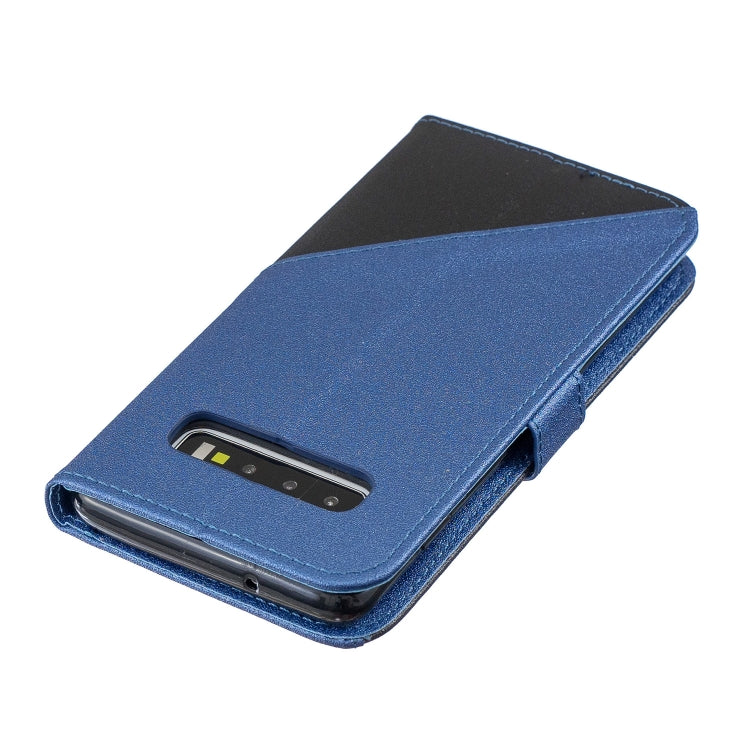 For Galaxy  S10E Matching Color Frosted Texture Horizontal Flip PU Leather Case with Holder & Card Slots & Lanyard