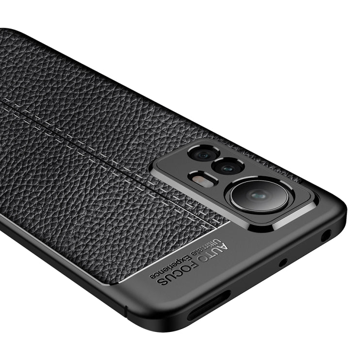For Xiaomi 12 5G Litchi Texture TPU Shockproof Phone Case