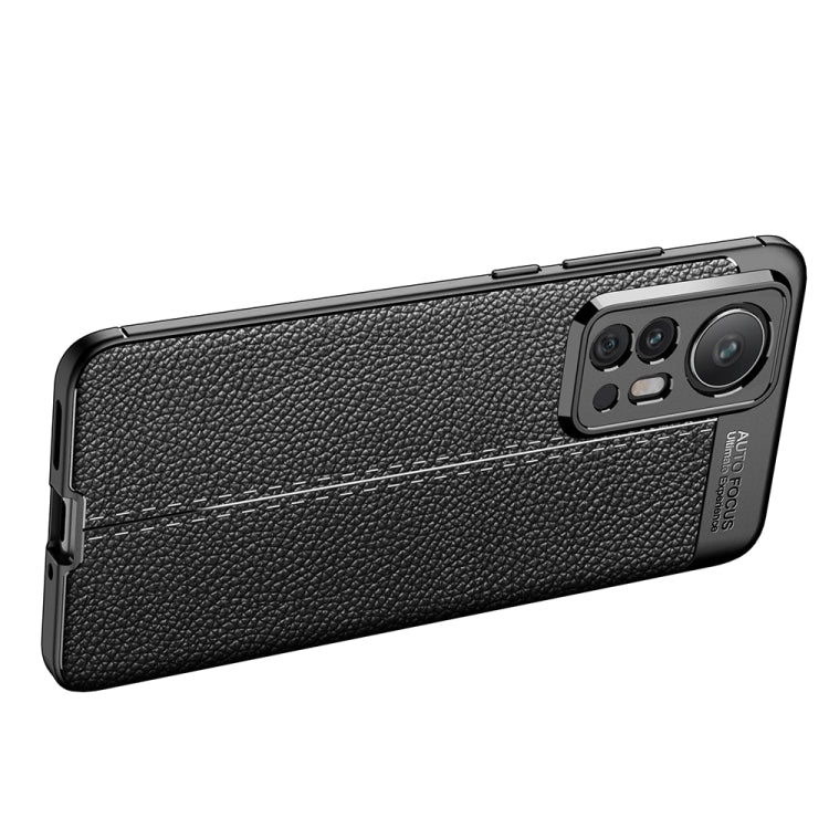 For Xiaomi 12 Pro 5G Litchi Texture TPU Shockproof Phone Case