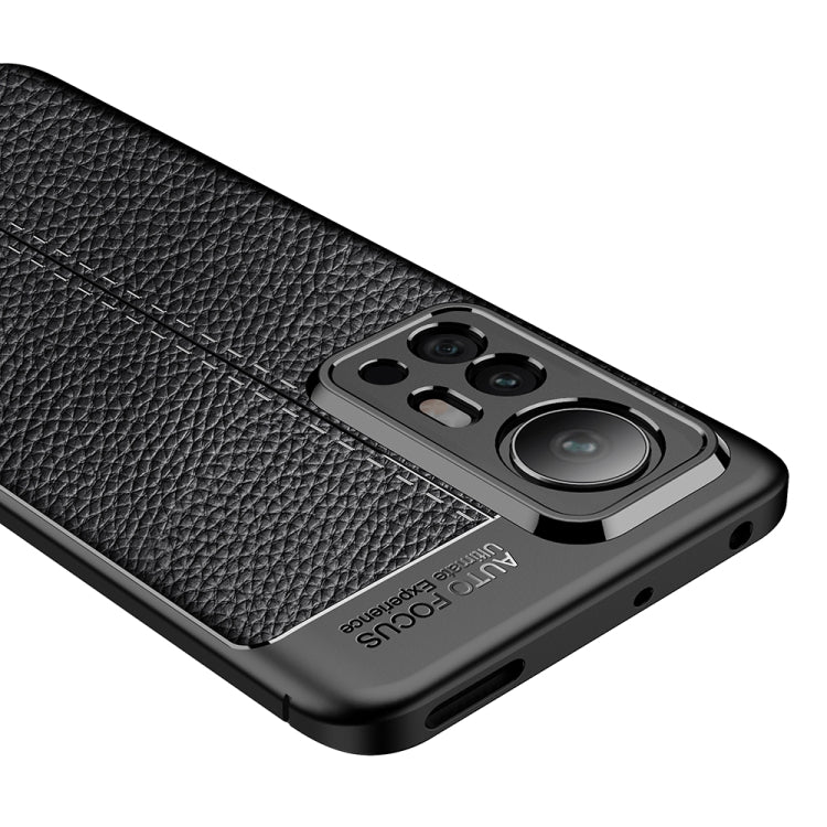 For Xiaomi 12 Pro 5G Litchi Texture TPU Shockproof Phone Case